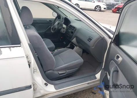 1998 Honda Civic Dx из США, поврежденный, VIN 2HGEJ6629WH554707